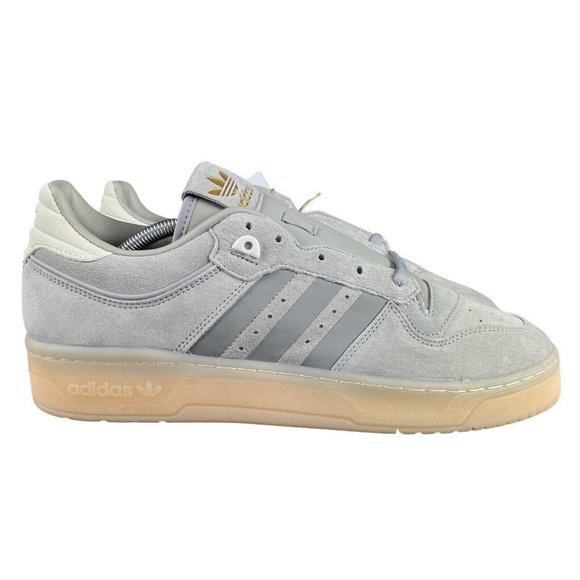Adidas Rivalry Low 86 Sesame Grey Off White Shoes FZ6323 Men's Sizes 7.5 - 13 - Picture 1 of 9